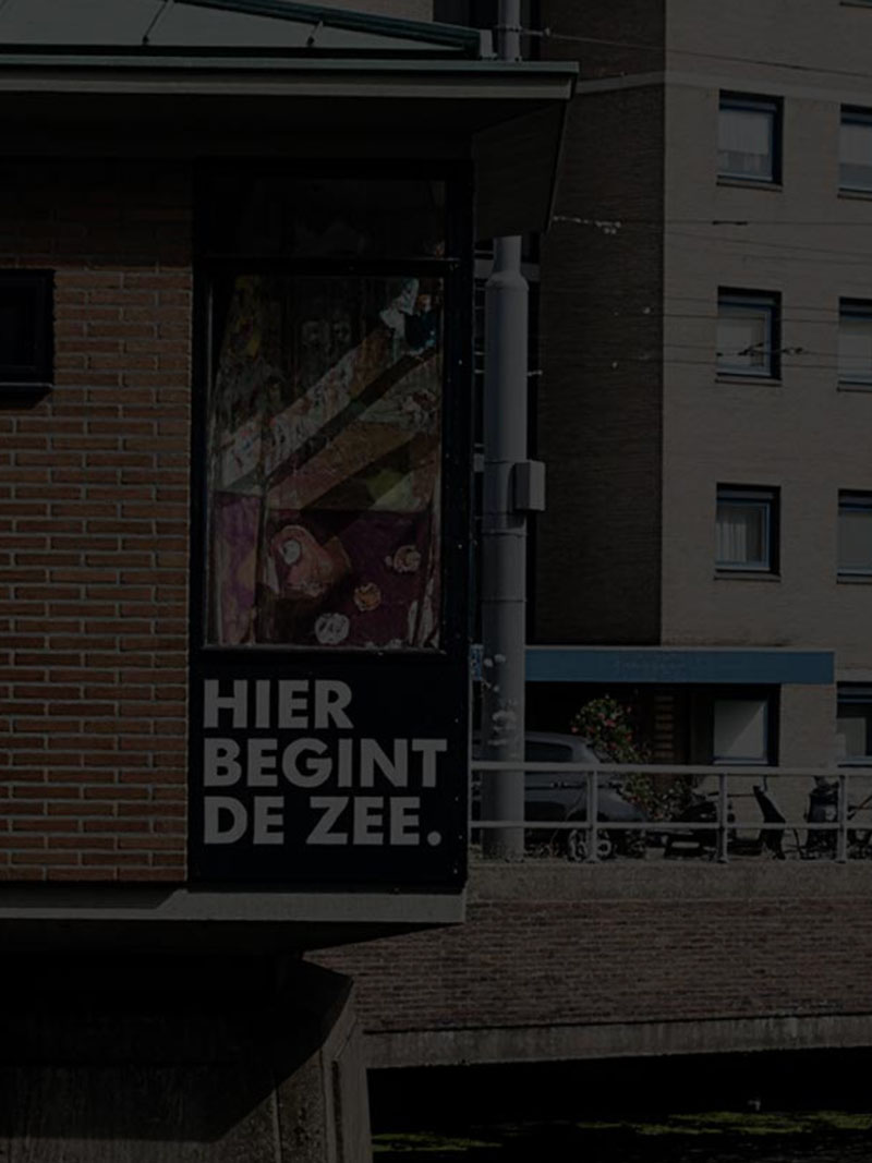 Bar Zeezigt Rotterdam; indie bar website design